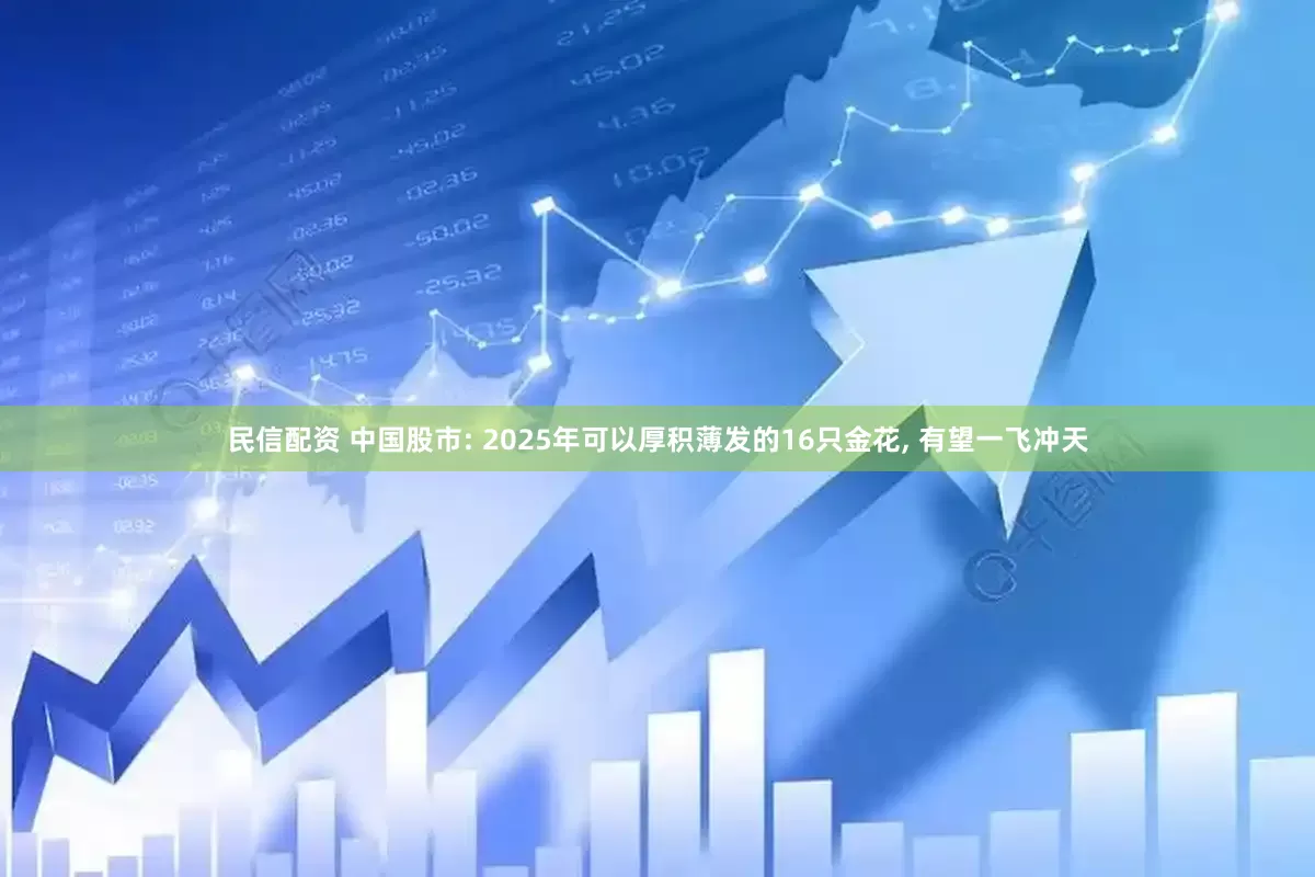 民信配资 中国股市: 2025年可以厚积薄发的16只金花, 有望一飞冲天
