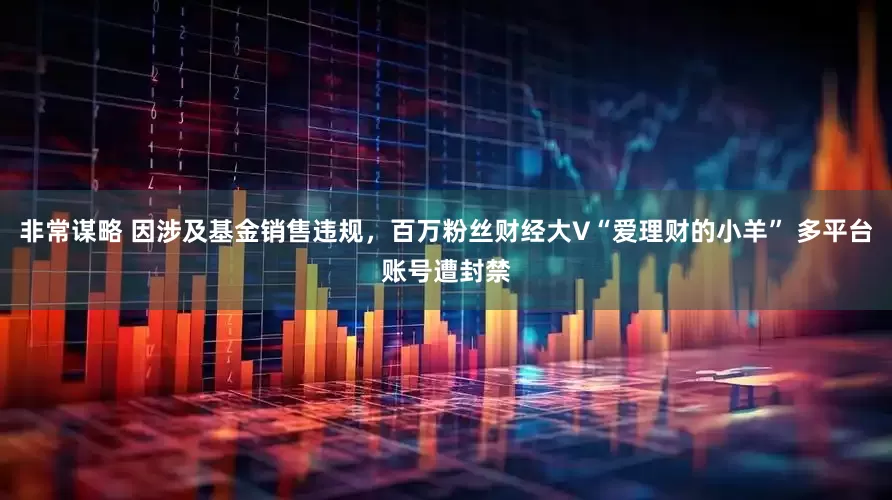 非常谋略 因涉及基金销售违规，百万粉丝财经大V“爱理财的小羊” 多平台账号遭封禁